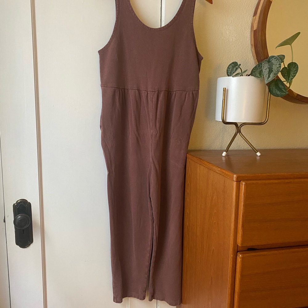 Cozy Brown Sleeveless Jumpsuit
